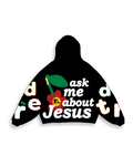 Ask Me About Jesus Scattered Zip Up by Red Letters