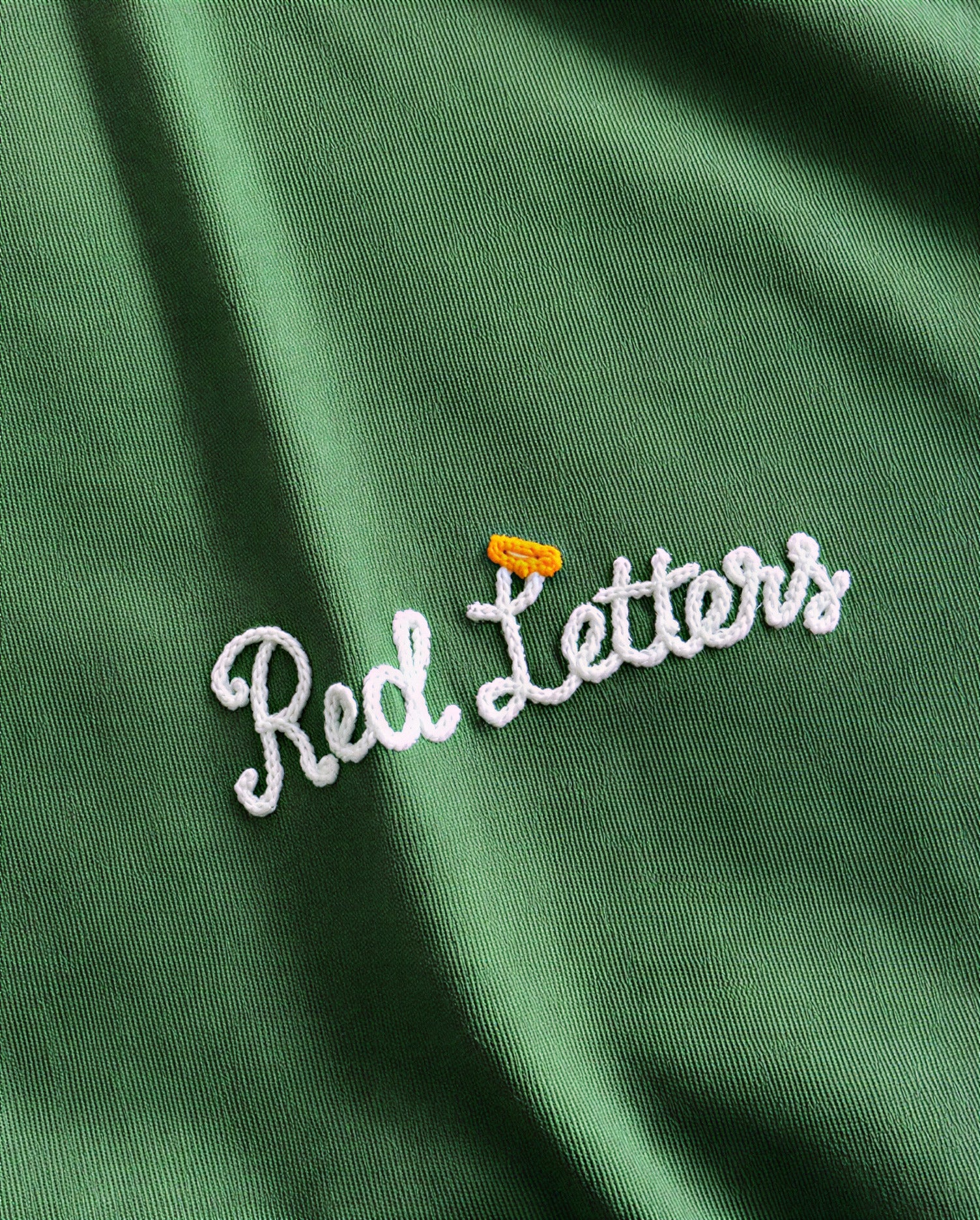 At The Garden Tee - Red Letters