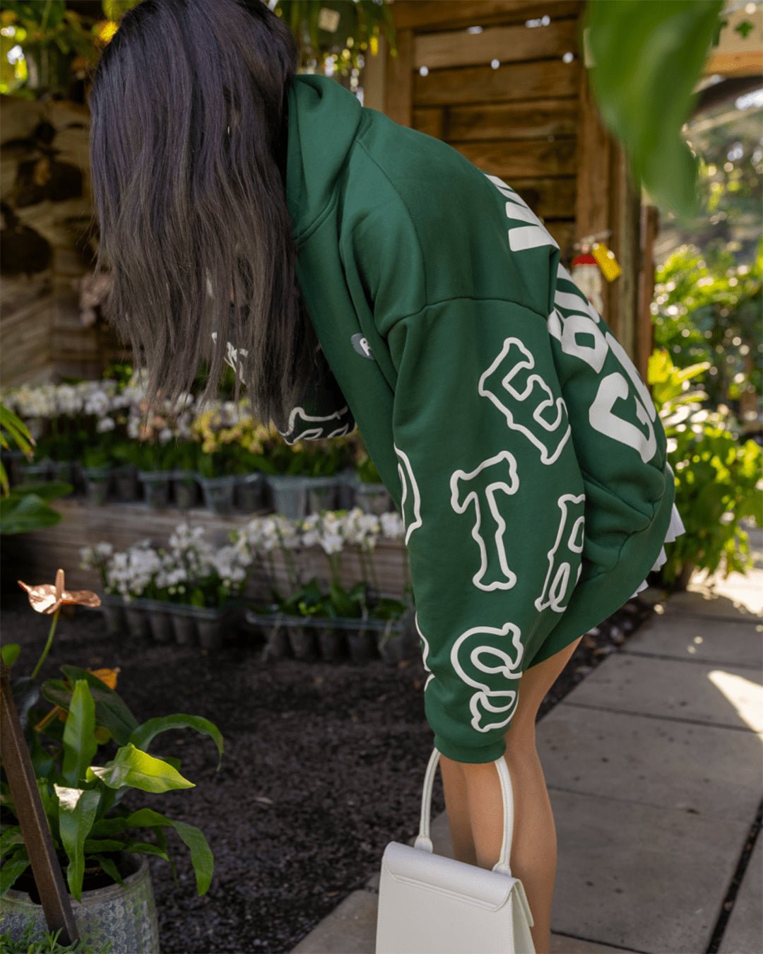 At The Garden V2 Scattered Zip Up by Red Letters