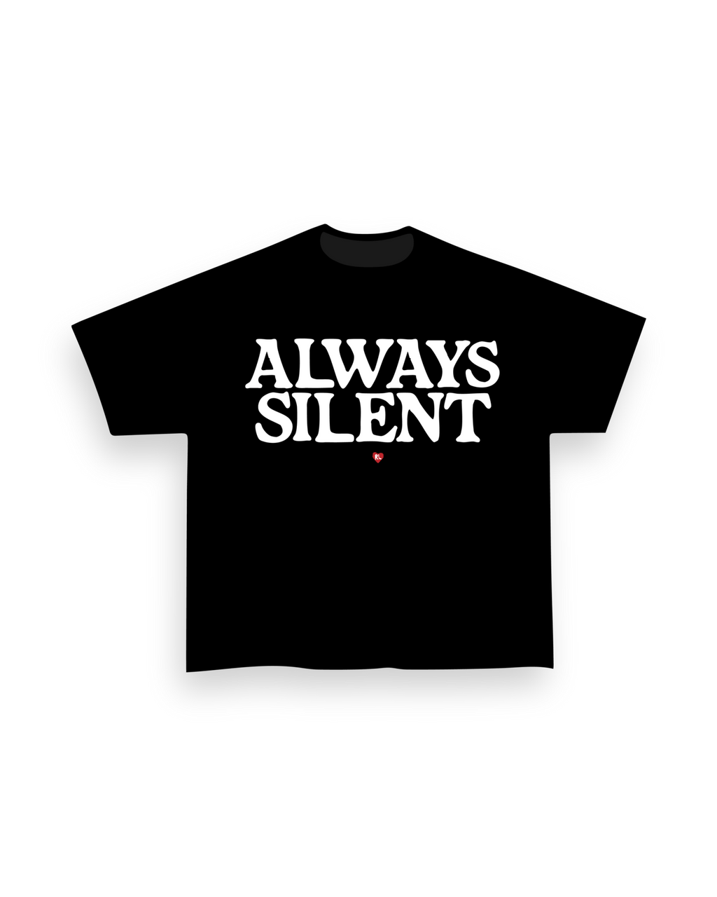 Blah Blah Blah Tee - Black by Red Letters
