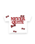 Blah Blah Blah Tee - White by Red Letters