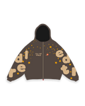 Fill The Space Scattered Zip Up by Red Letters