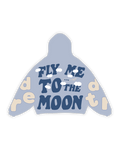 Fly Me The Moon Scattered Zip Up by Red Letters