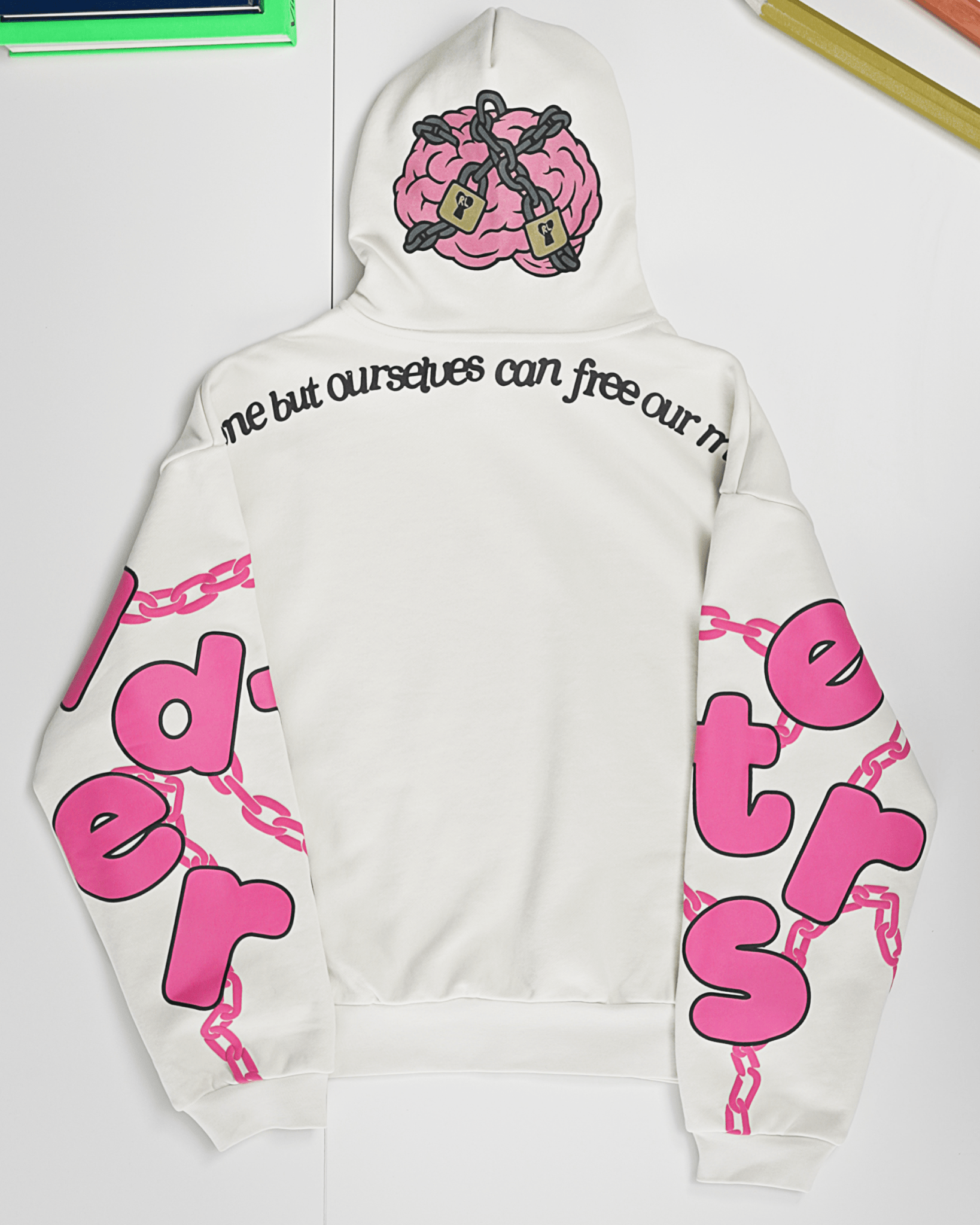 Free Our Minds Scattered Hoodie by Red Letters