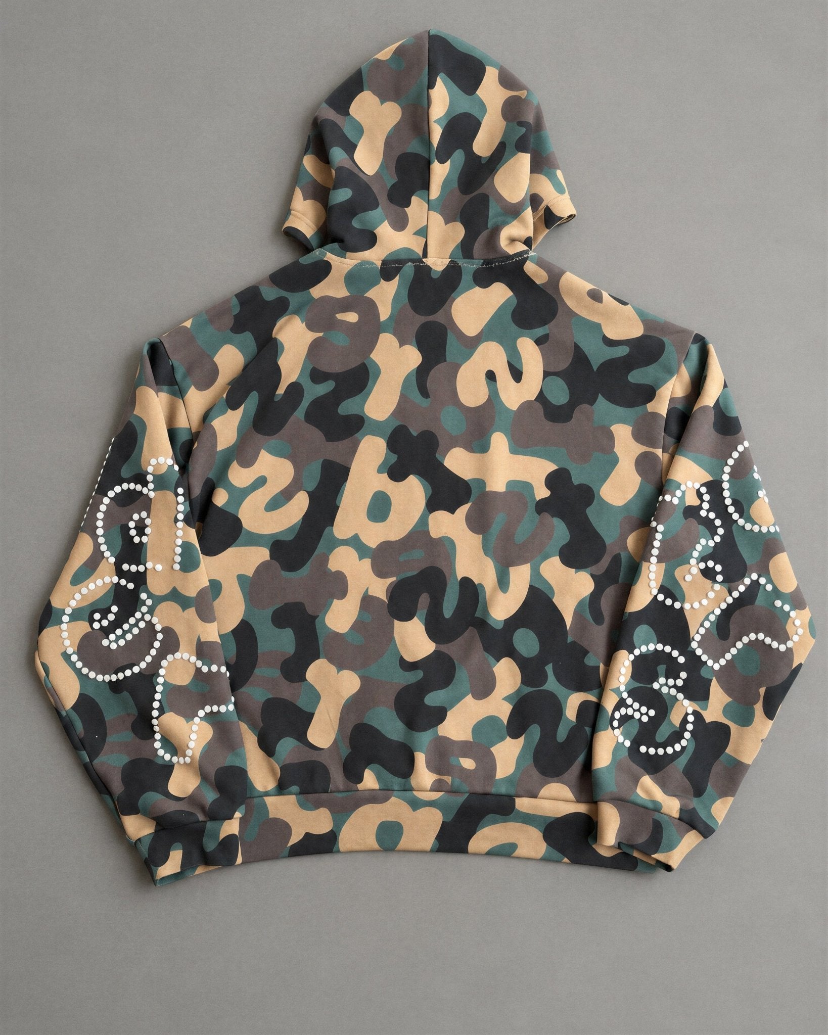 Hidden Gem Scattered Zip Up - Red Letters