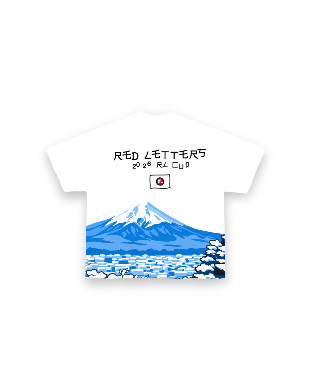 Japan Fuji Tee - Red Letters