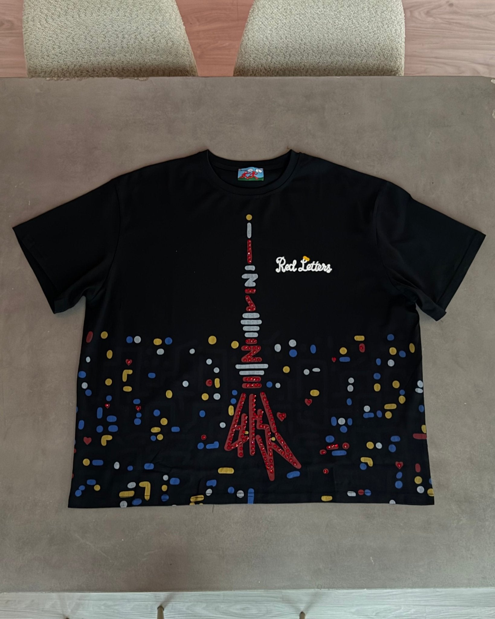 Japan Nights Tee - Red Letters