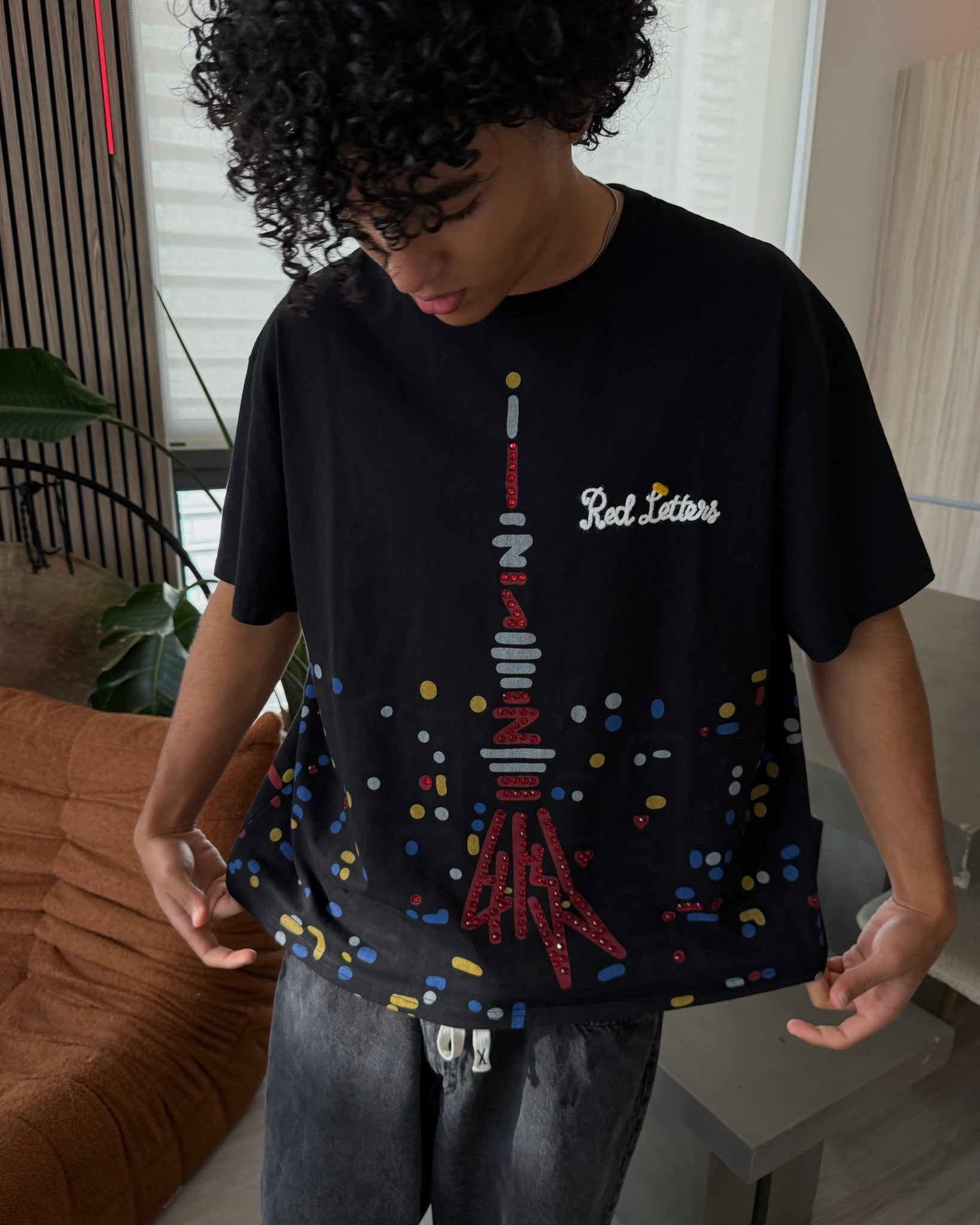 Japan Nights Tee - Red Letters