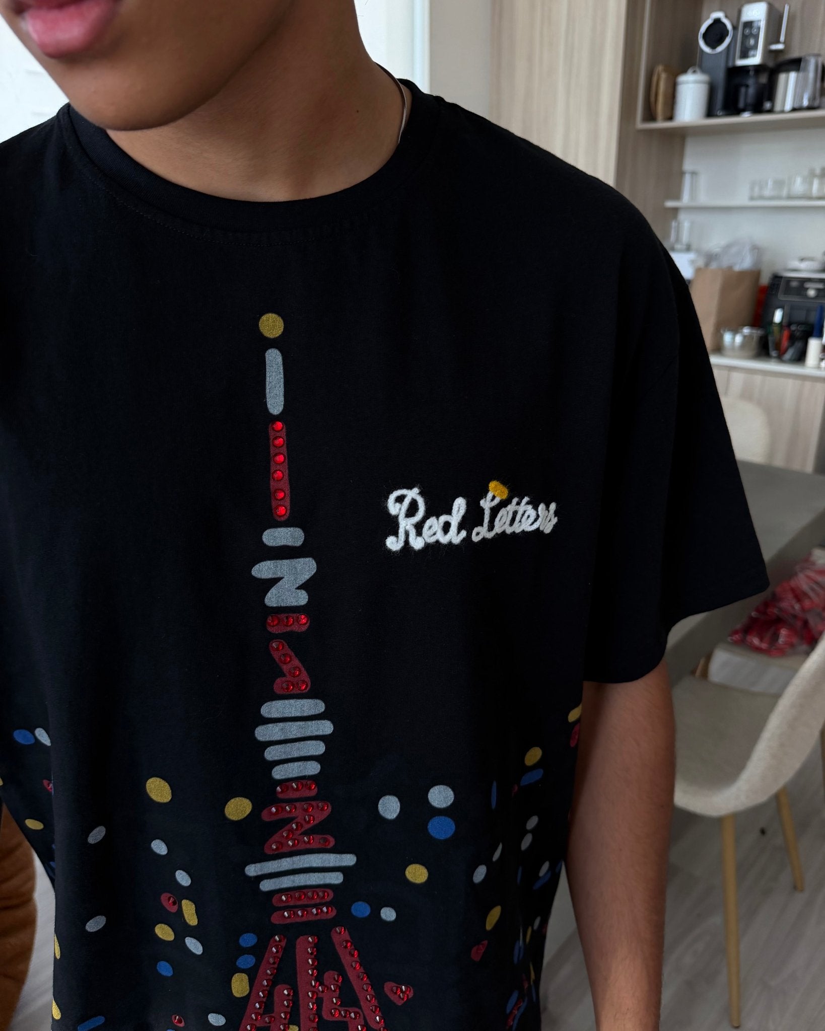 Japan Nights Tee - Red Letters