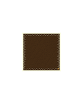 Just Bandanas - Brown - Red Letters