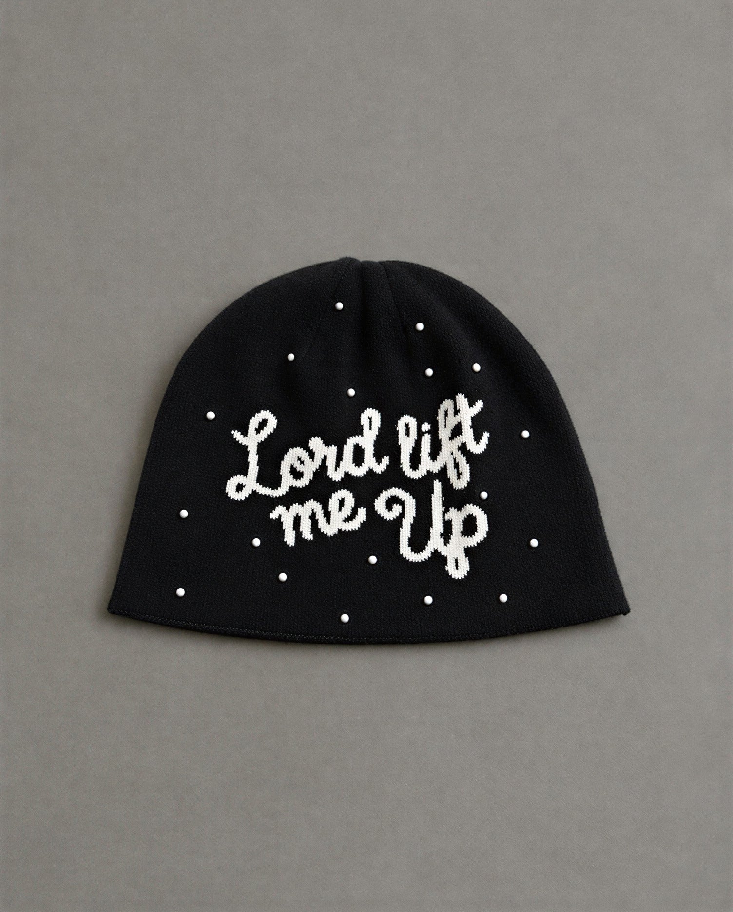 Lord Lift Me Up Skully Beanie - Red Letters