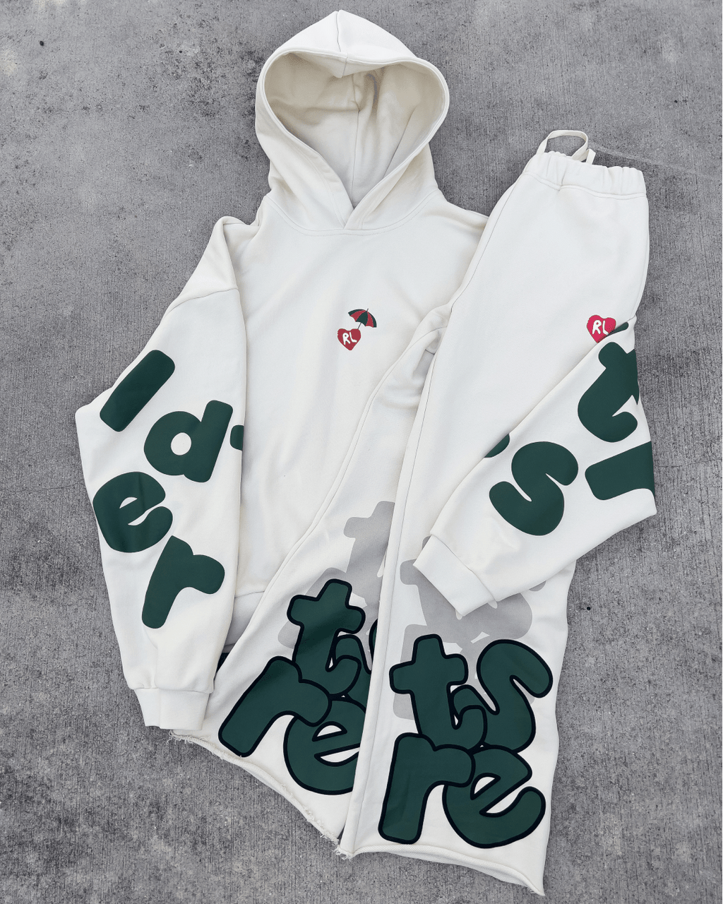 Main Beach Scattered Hoodie by Red Letters