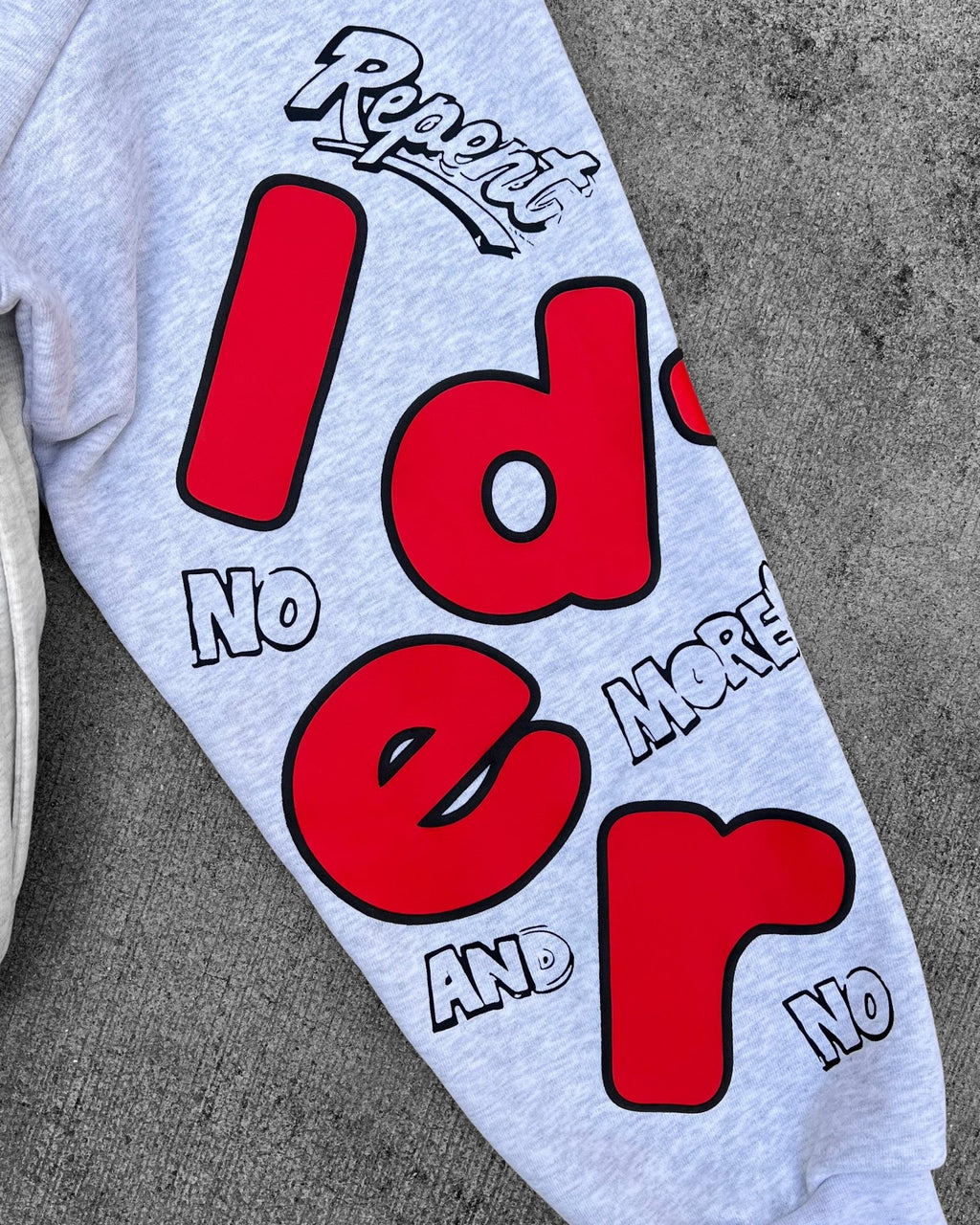 No More Sin Scattered Hoodie by Red Letters