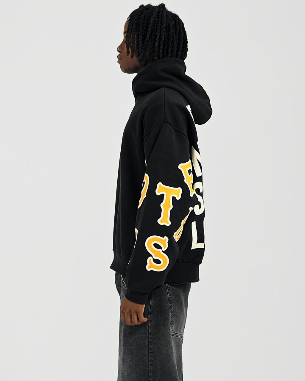 Nobody ’Til Scattered Hoodie by Red Letters