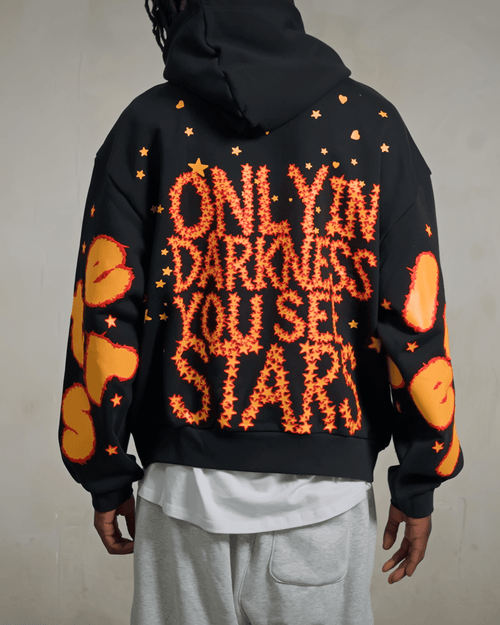 Only In Darkness Scattered Hoodie by Red Letters