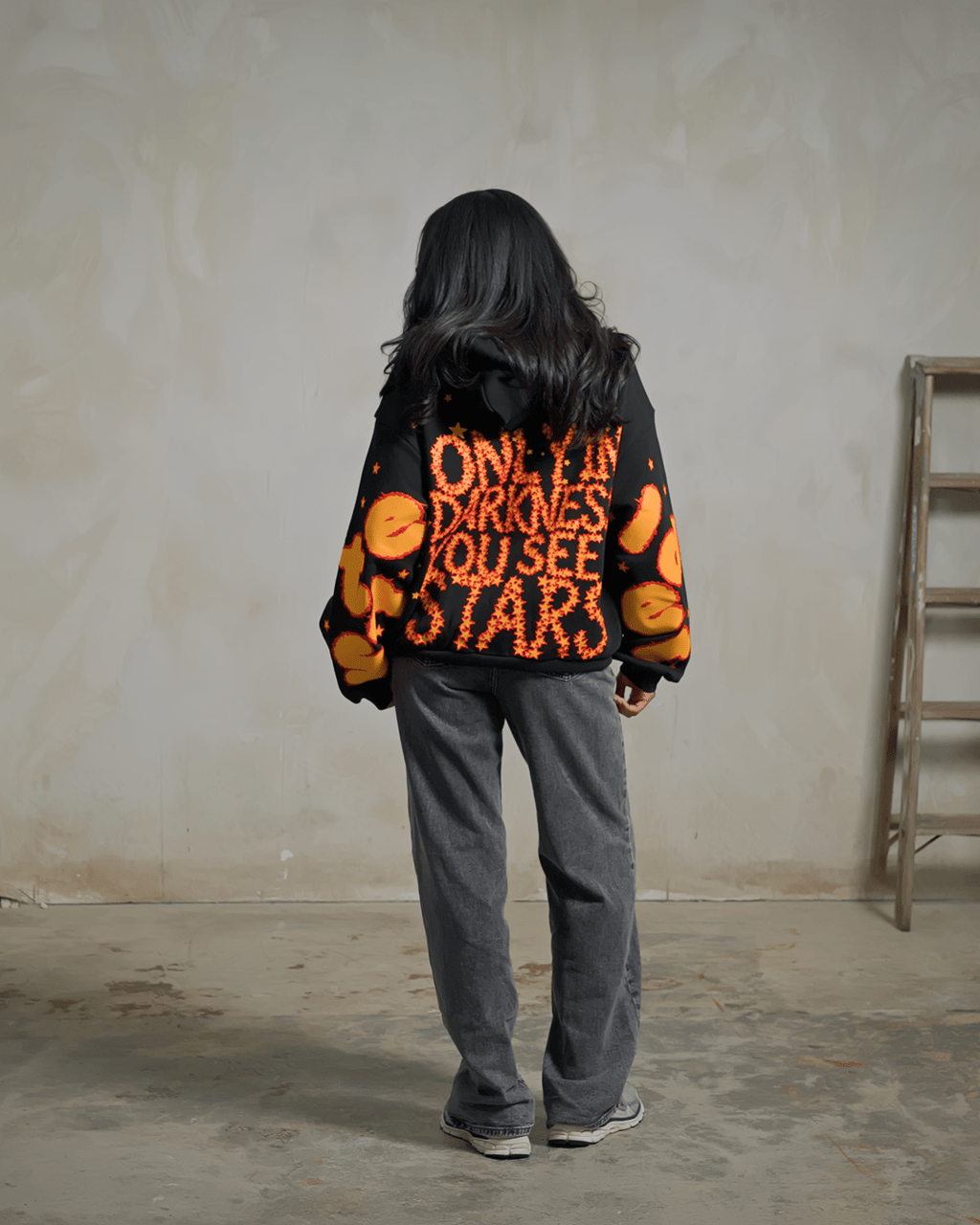 Only In Darkness Scattered Hoodie by Red Letters