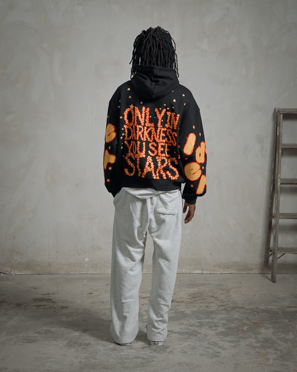Only In Darkness Scattered Hoodie by Red Letters