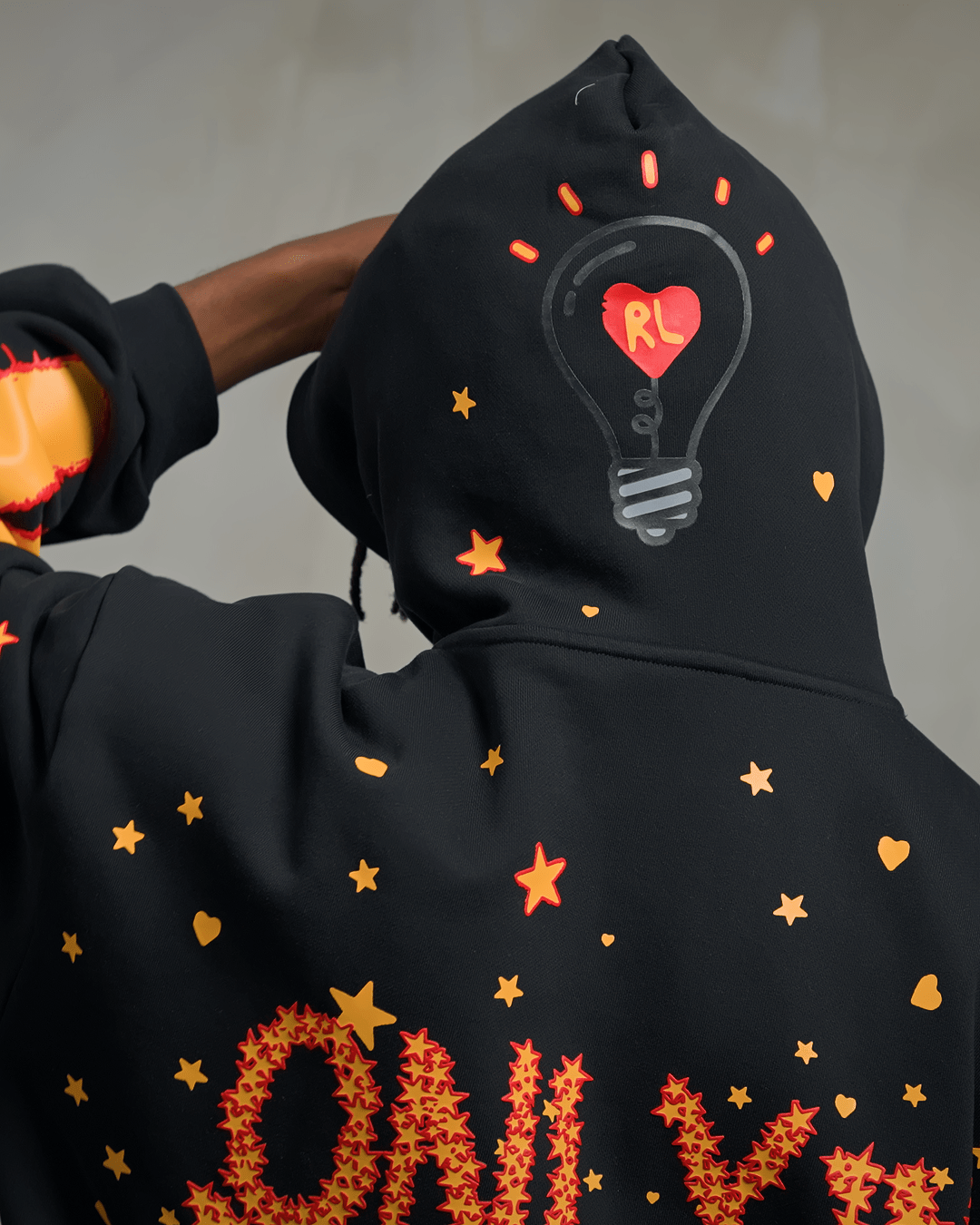 Only In Darkness Scattered Hoodie by Red Letters