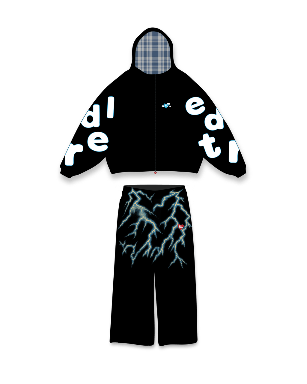 Peace and Chaos Set - Red Letters