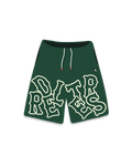 Scattered Sweat Shorts - Green by Red Letters