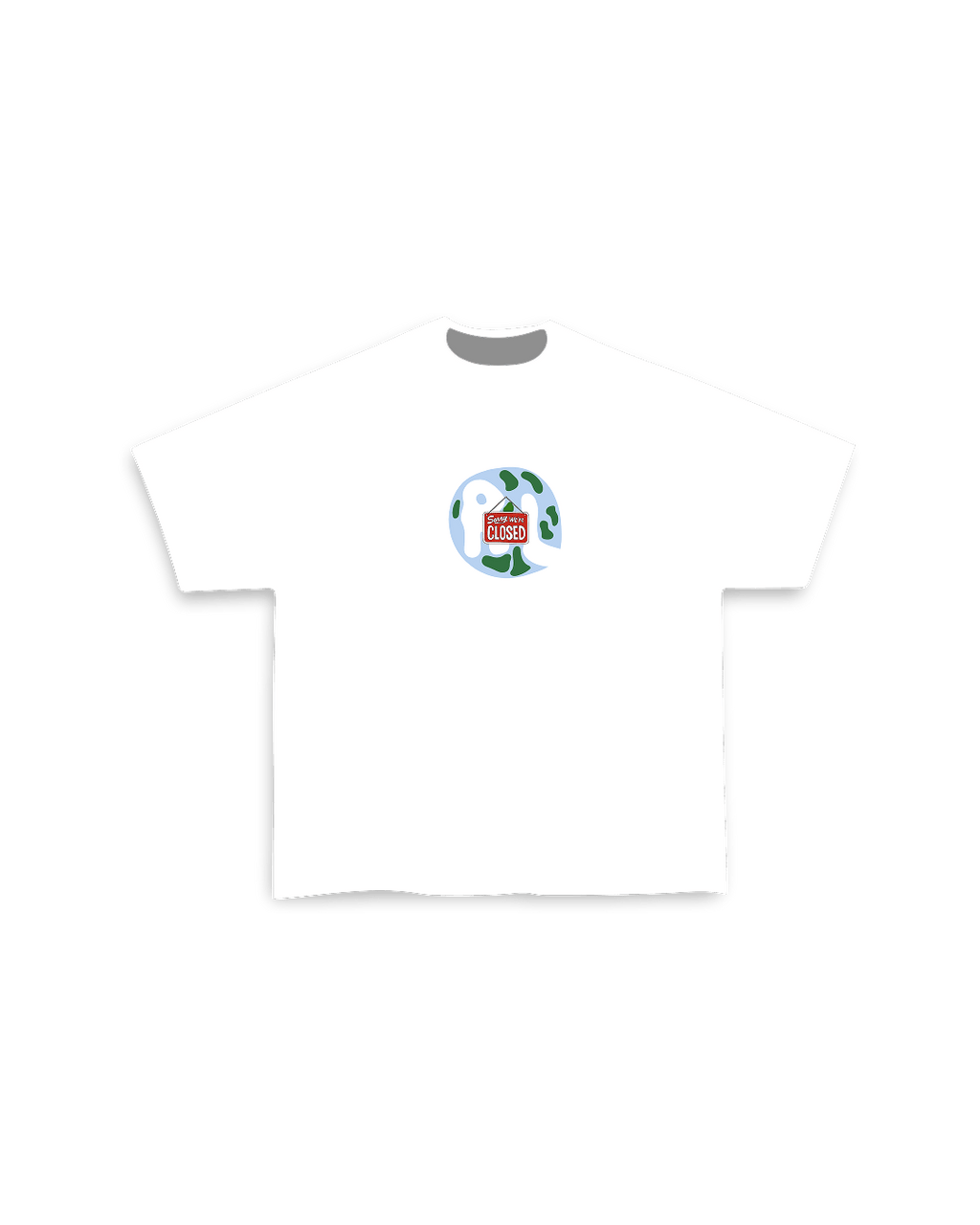 Sorry We're Closed Tee - Red Letters