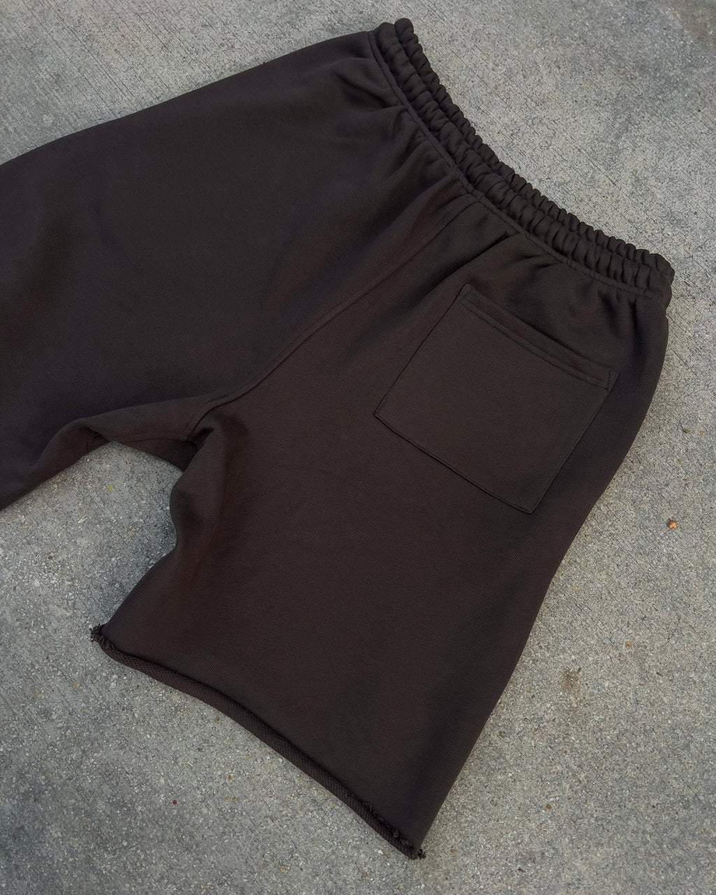 Stoned Sweat Shorts - Charcoal - Red Letters