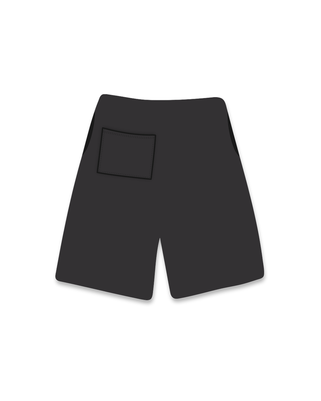 Stoned Sweat Shorts - Charcoal by Red Letters