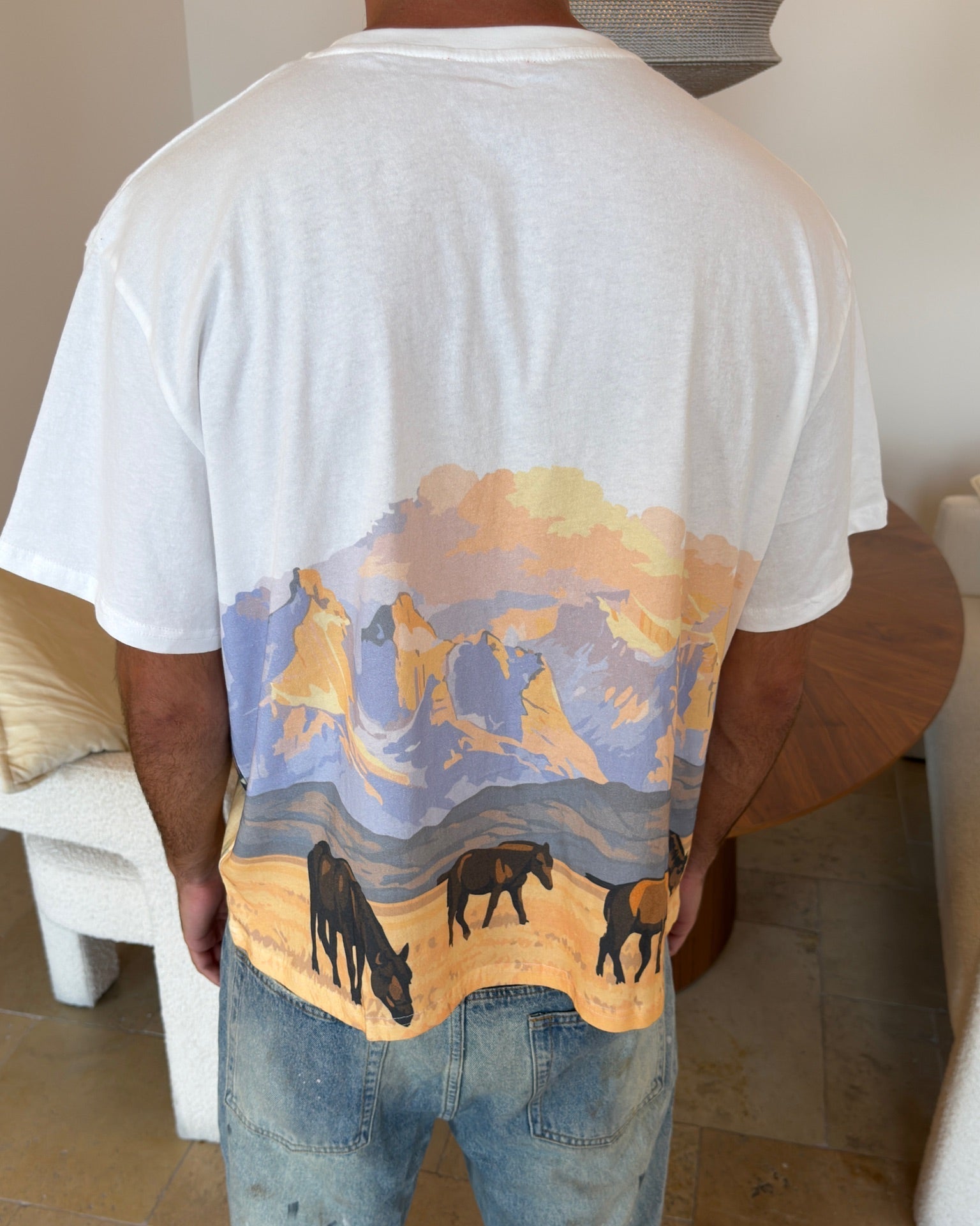 The Wild West Tee - Red Letters