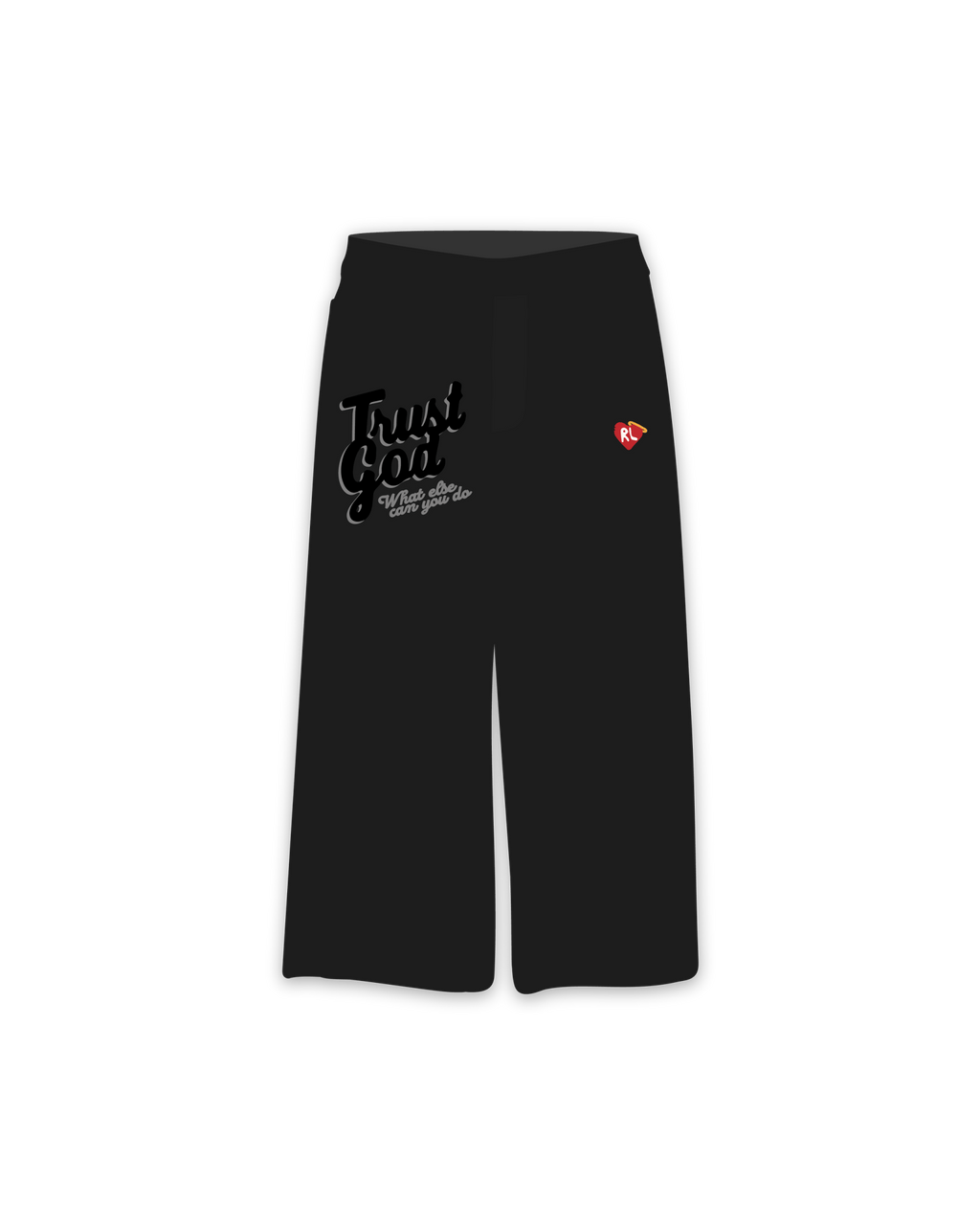 Trust God Pant - Black by Red Letters