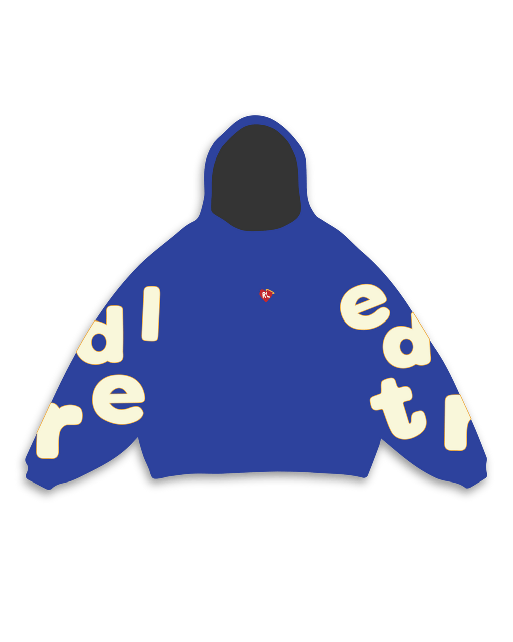 Trust God Scattered Hoodie - Royal by Red Letters