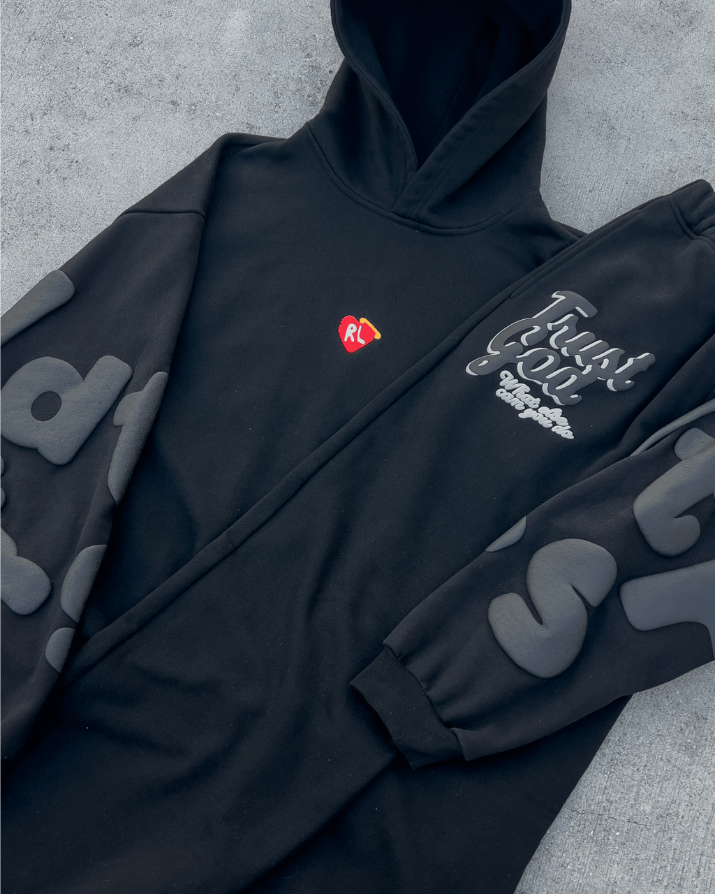 Trust God Set - Black by Red Letters