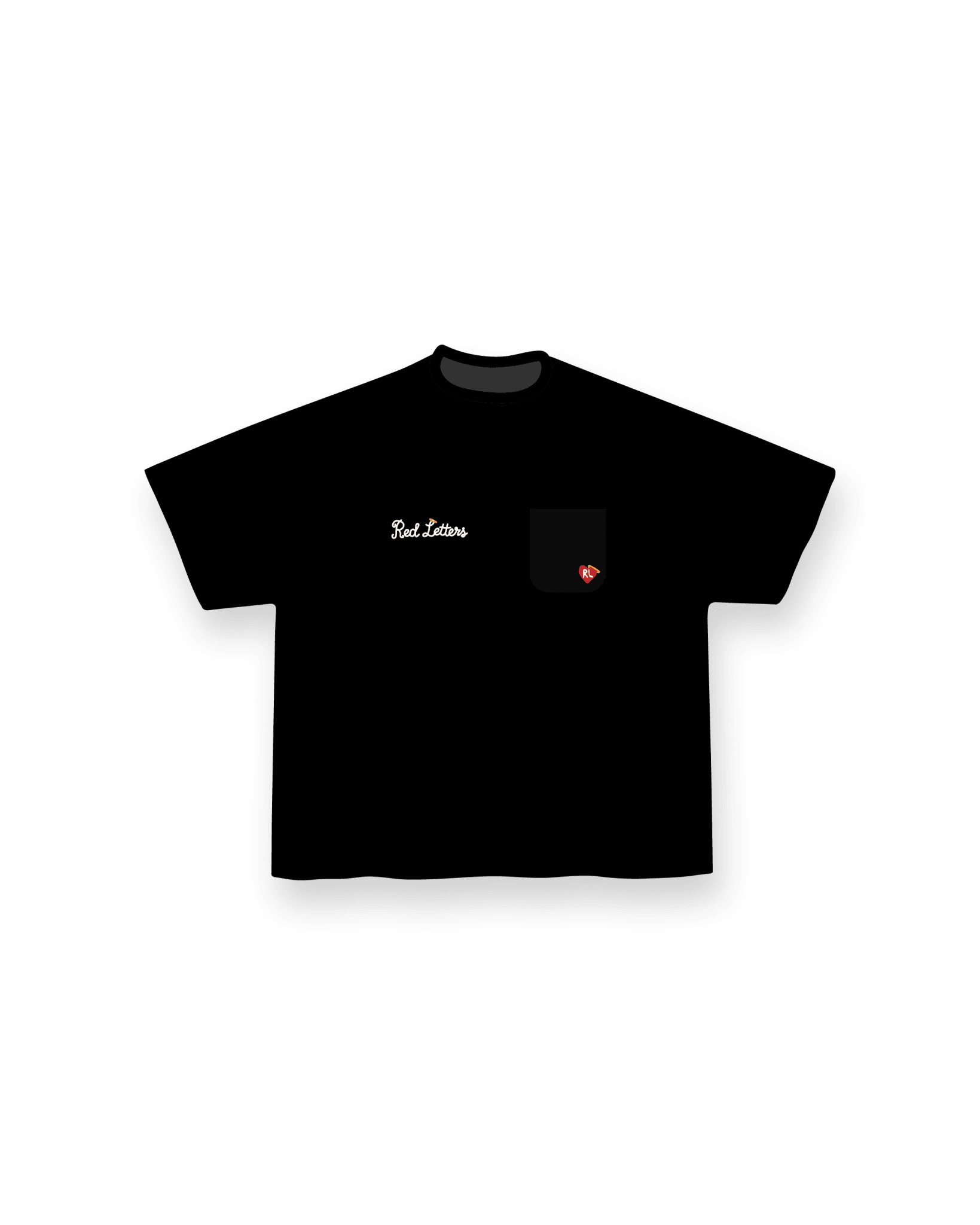 Trust God Tee - Black - Red Letters