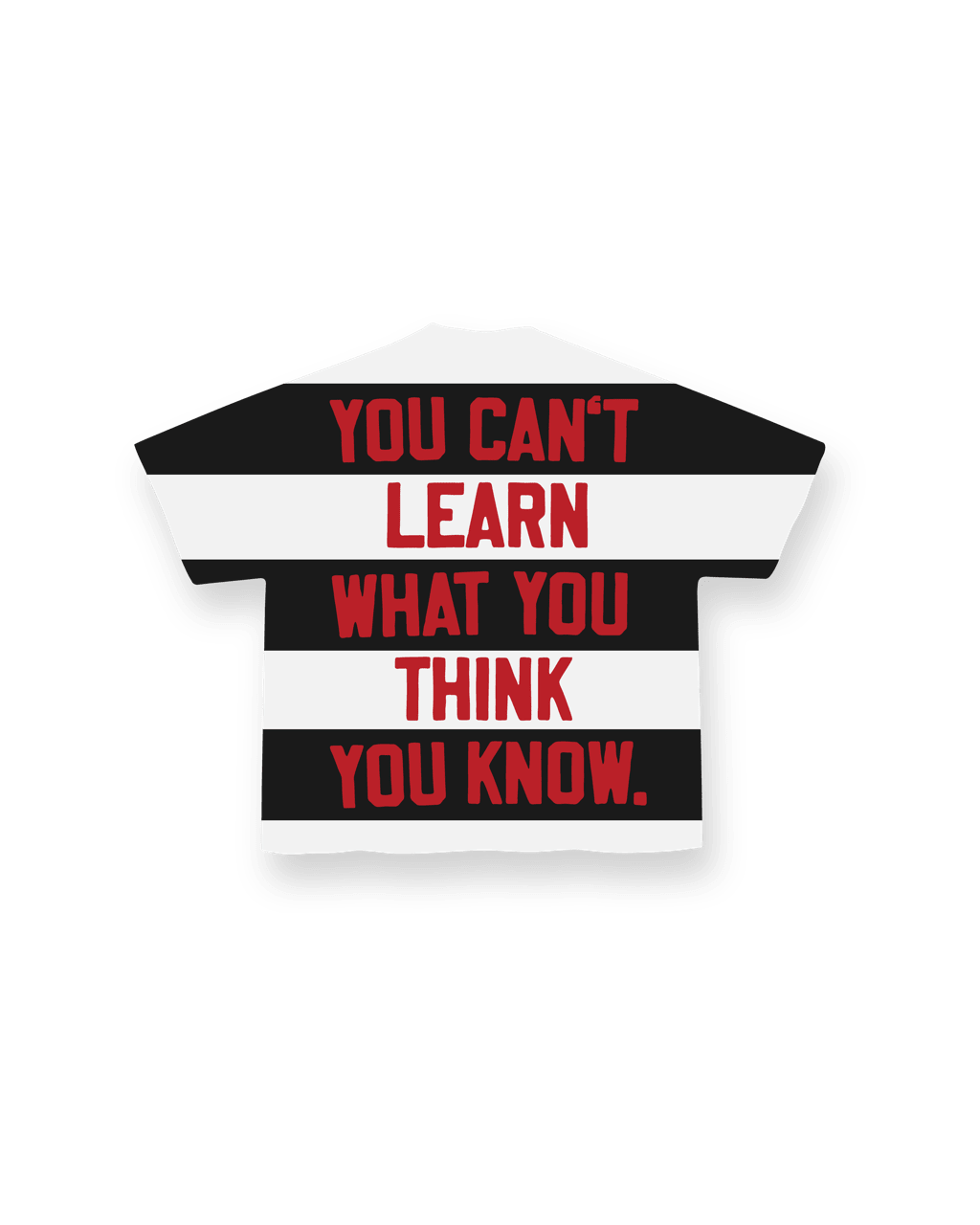 Unlearn Tee - Red Letters