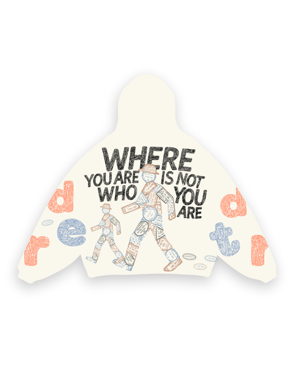Where U Are Scattered Zip Up by Red Letters
