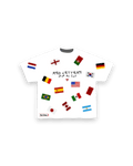 World Tour Tee - Red Letters